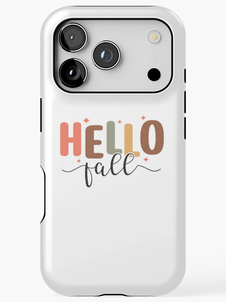 Thumbnail 1 of 4, iPhone Case, Hello Fall designed and sold by DesignCosmos.