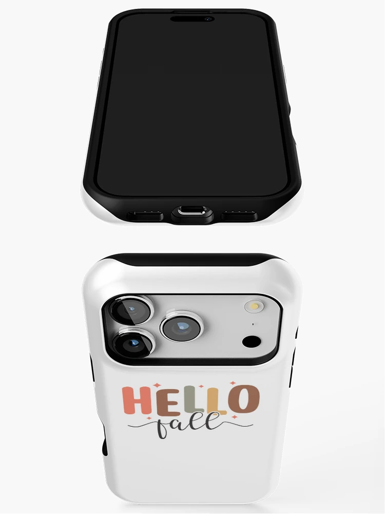 Thumbnail 3 of 4, iPhone Case, Hello Fall designed and sold by DesignCosmos.
