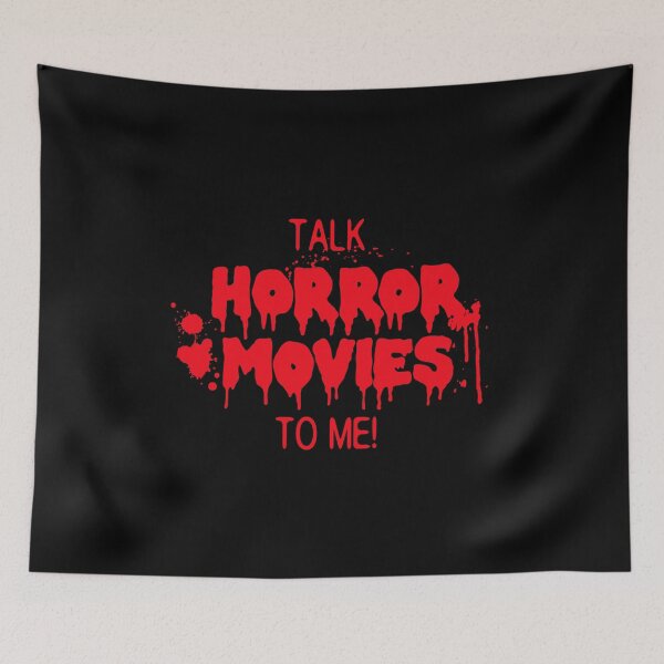 Item preview, Talk Horror Movies to Me Halloween Dripping Blood designed and sold by HotHibiscus.