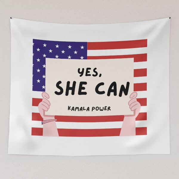 Item preview, Yes, she can - Kamala Power designed and sold by CritterFish.