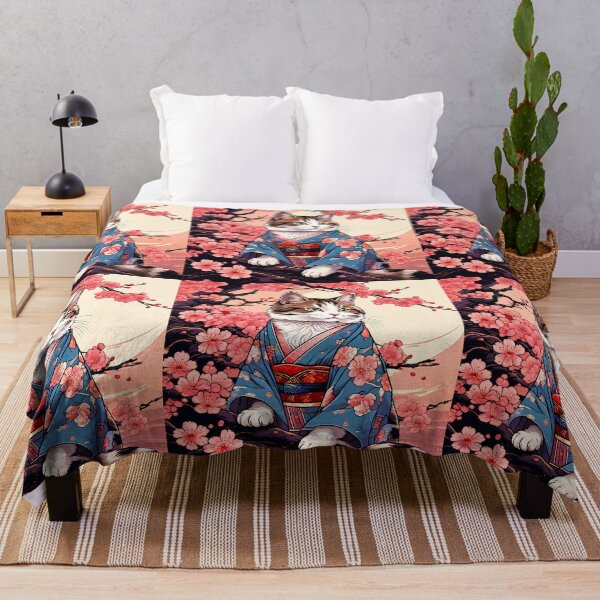 Item preview, Neko Harmony: Retro Japanese Cat Delight for Feline Aficionados designed and sold by Catophile.