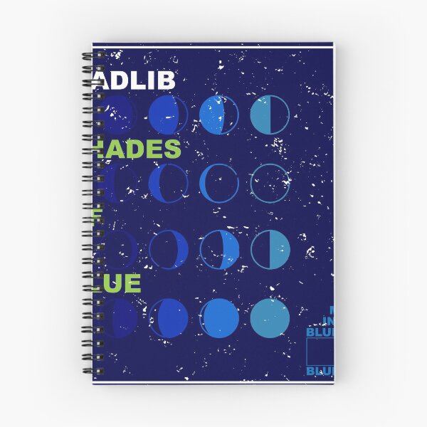 Item preview, TONALIDADES DE AZUL - MADLIB designed and sold by Pancracio.