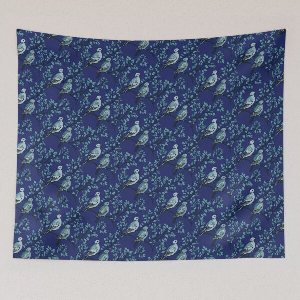 Item preview, Two Turtle Doves Cut-Out Stencil-Style 3 designed and sold by taiche.