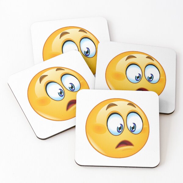 Item preview, Slightly Shocked Emoticon designed and sold by Yael Weiss.