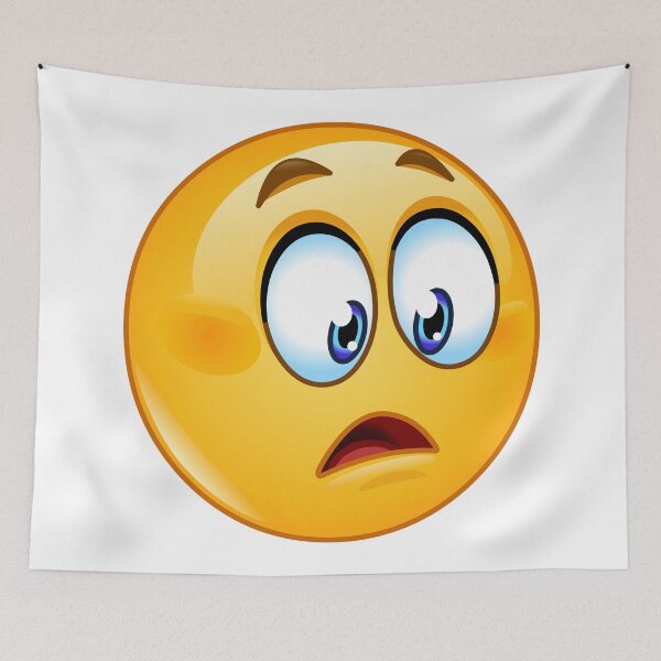 Item preview, Slightly Shocked Emoticon designed and sold by Yael Weiss.