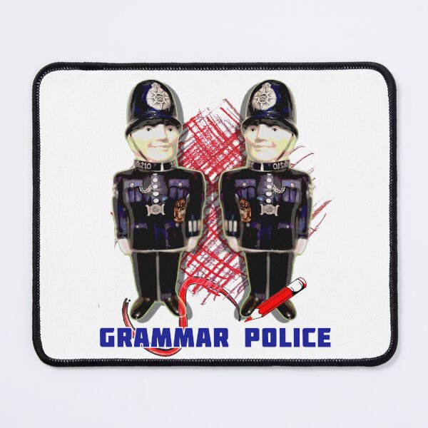 Item preview, Grammar Police English Bobbie designed and sold by dpenn.