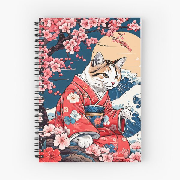 Artikelvorschau, die große Katzenwelle Neko Harmony: Retro japanisches Katzenvergnügen für Katzenliebhaber entworfen und verkauft von Catophile.