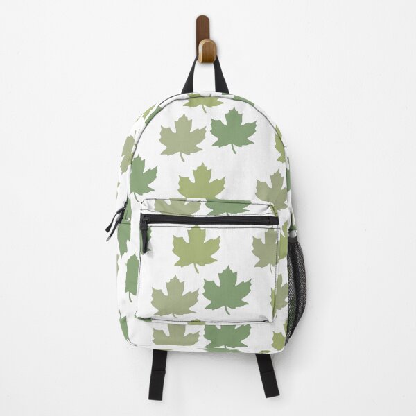 Item preview, Colorful maple leaves. Shades of dark, pastel green. designed and sold by My-fake-places.