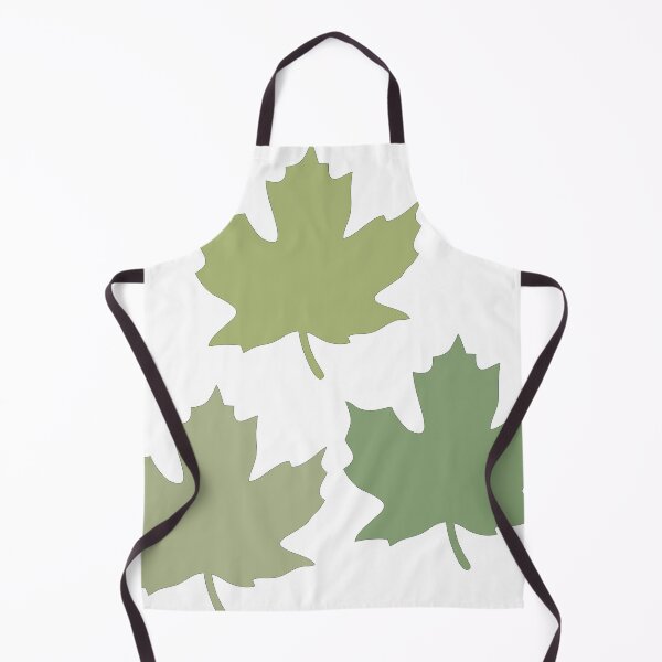 Item preview, Colorful maple leaves. Shades of dark, pastel green. designed and sold by My-fake-places.