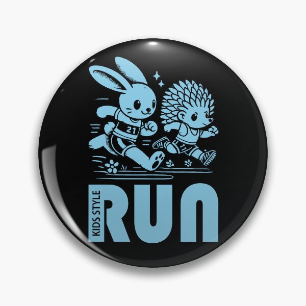 Item preview, Bunny and Hedgehog Racing in a Light Sky Blue Adventure designed and sold by Soulemotion.