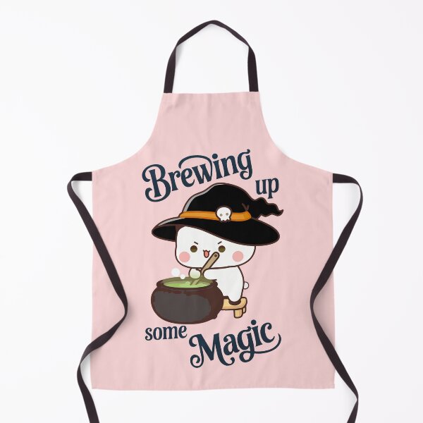 Item preview, Brewing Up Some Magic | Cute bubu dudu Witch Art Print | Kawaii Halloween Decor | Spooky Potion Illustration | Whimsical Witchy Vibes designed and sold by FEBRICAST.