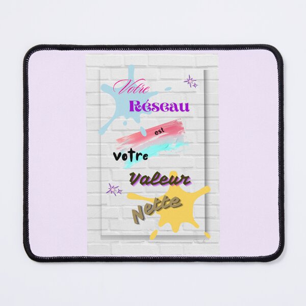 Aperçu de l'œuvre Votre réseau est votre valeur nette (français) créée et vendue par SalumArts.