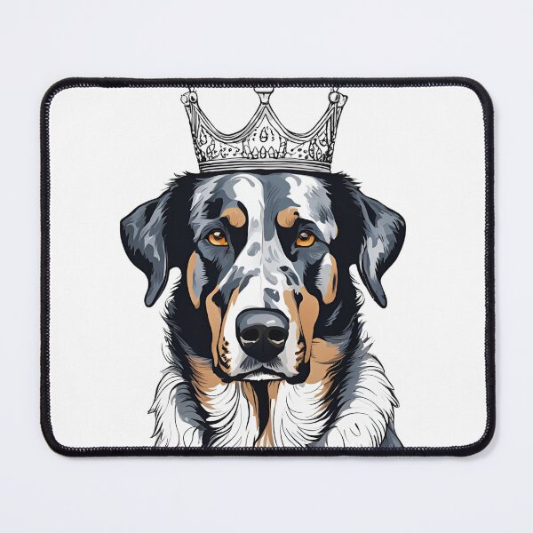 Item preview, Minimalist Beauceron Portrait with Crown - Elegant Dog Design for Sophisticated Products designed and sold by GoodyPaws.