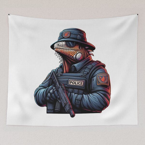 Item preview, Police İguana designed and sold by Aqmean.