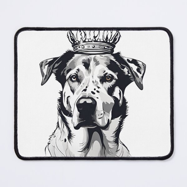 Item preview, Minimalist Beauceron Portrait with Crown - Elegant Dog Design for Sophisticated Products designed and sold by GoodyPaws.