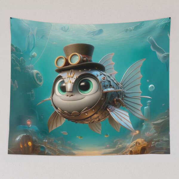 Item preview, Steampunk Armored Catfish designed and sold by Sillytoe.