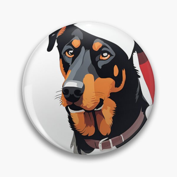 Item preview, Beauceron in Santa Hat - Festive Holiday Dog Design designed and sold by GoodyPaws.
