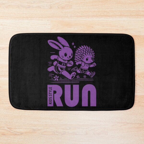 Item preview, Fast Bunny and Hedgehog Kids Race in Vibrant Purple designed and sold by Soulemotion.