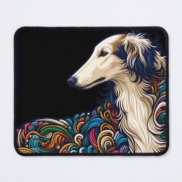Item preview, Colorful and beautiful Borzoi. A dog that everyone loves. designed and sold by MrPila.