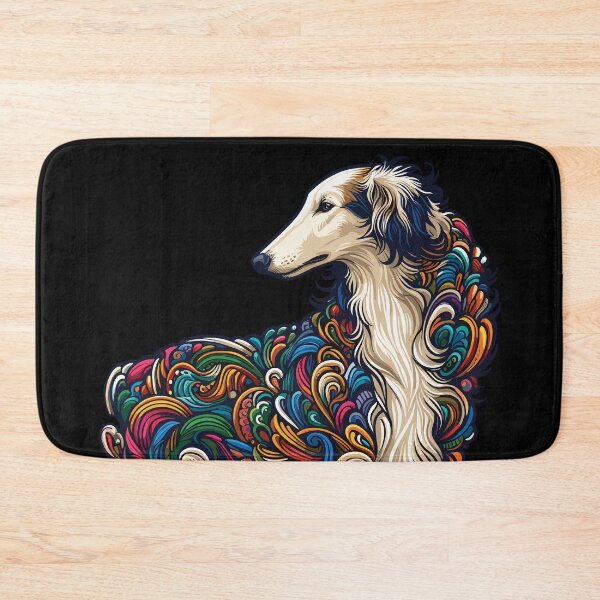Item preview, Colorful and beautiful Borzoi. A dog that everyone loves. designed and sold by MrPila.