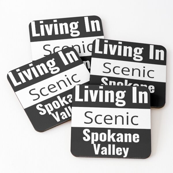Item preview,  "Living in Scenic Spokane Valley": Spokane Valley Local Show Your City Pride! designed and sold by AlphaBetulia.