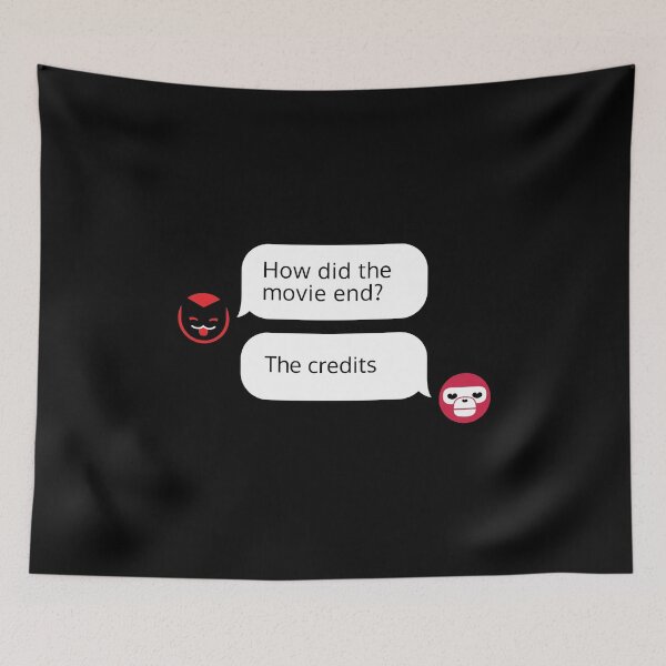Item preview, Humorous Movie Ending Chat Design designed and sold by coshe.