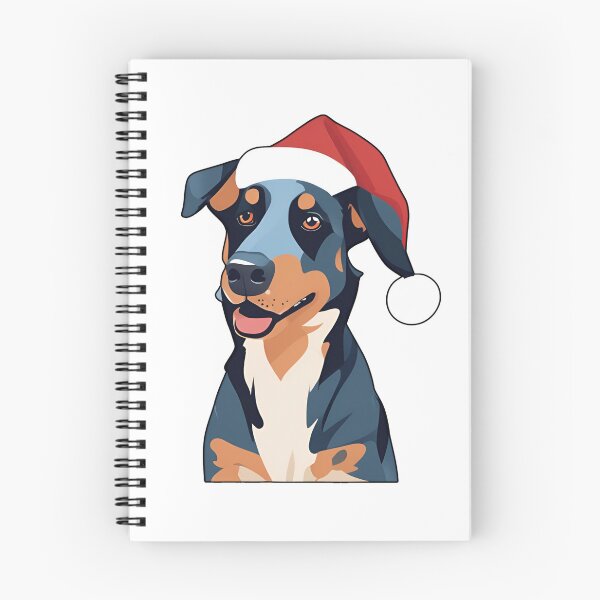 Item preview, Beauceron in Santa Hat - Festive Holiday Dog Design designed and sold by GoodyPaws.