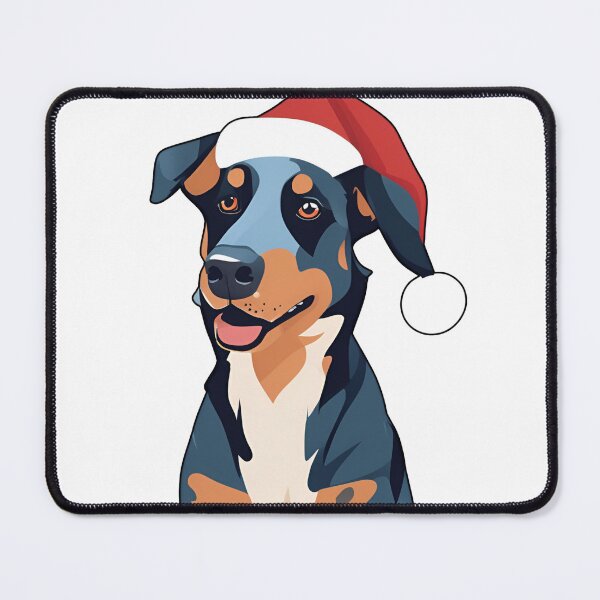 Item preview, Beauceron in Santa Hat - Festive Holiday Dog Design designed and sold by GoodyPaws.
