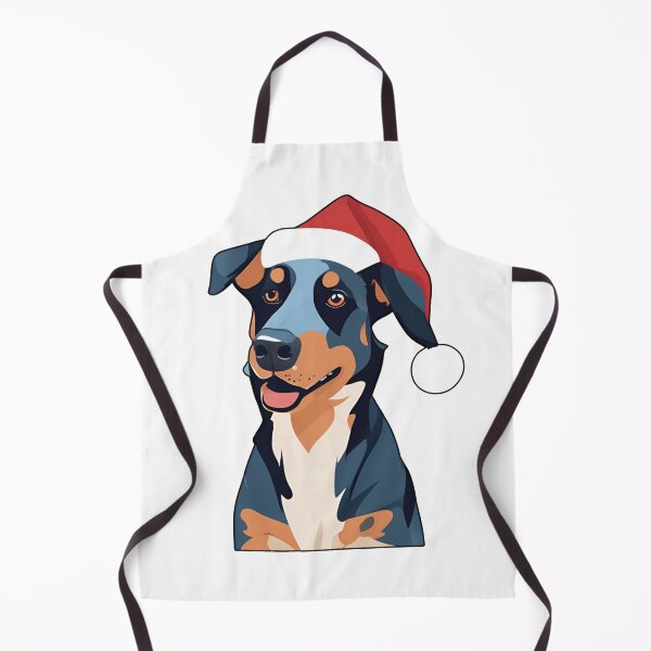 Item preview, Beauceron in Santa Hat - Festive Holiday Dog Design designed and sold by GoodyPaws.