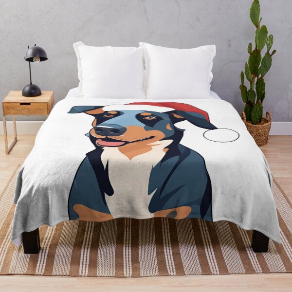 Item preview, Beauceron in Santa Hat - Festive Holiday Dog Design designed and sold by GoodyPaws.