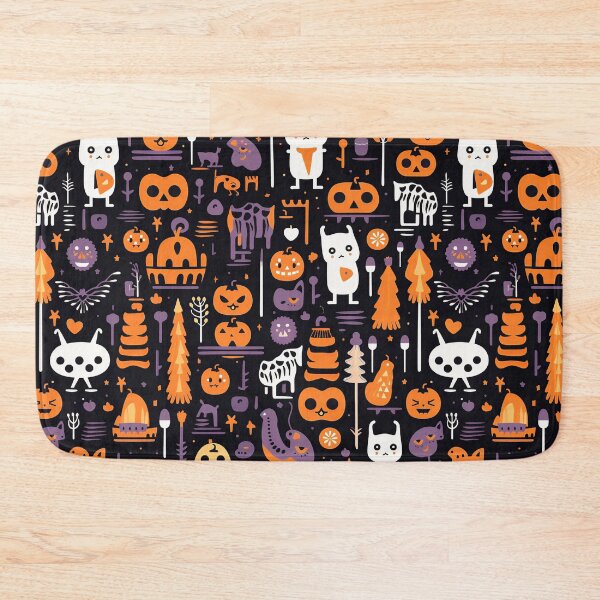 Item preview, Halloween Ghoul Pattern Art - Spooky and Unique Wall Decor | Festive Gothic Halloween Artwork designed and sold by DarkEmporium20.