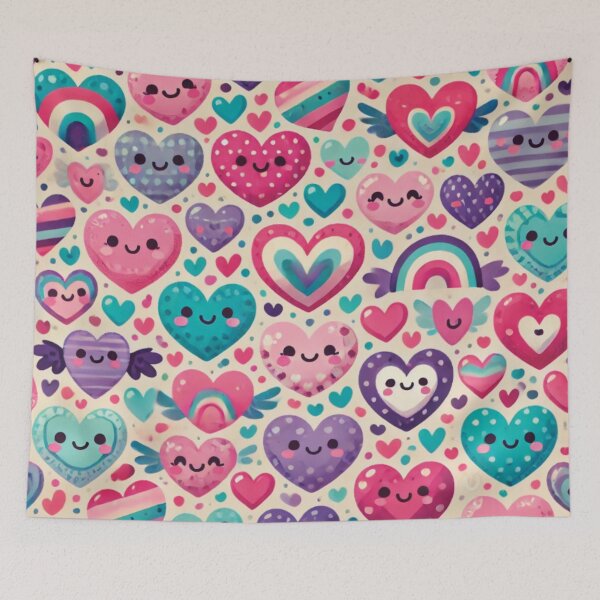 Item preview, Parade of happy hearts designed and sold by Ramon Vila.
