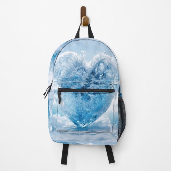 Item preview, A cool ice-blue colored human heart designed and sold by Sadia Jannat.