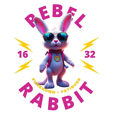 Artwork thumbnail, Rebel Rabbit by pUNKnown
