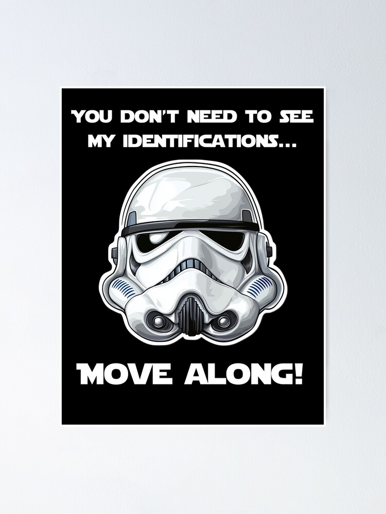 Airport JEDI Mind Trick Stormtrooper Passport Cover 