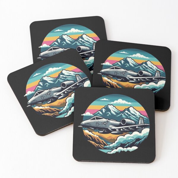 Item preview, A-10 warthog ccolorful mountain theme designed and sold by BeztProductz.