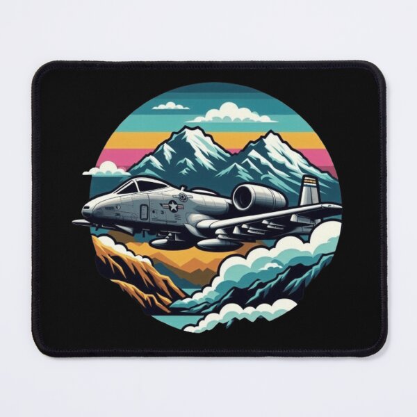 Item preview, A-10 warthog ccolorful mountain theme designed and sold by BeztProductz.