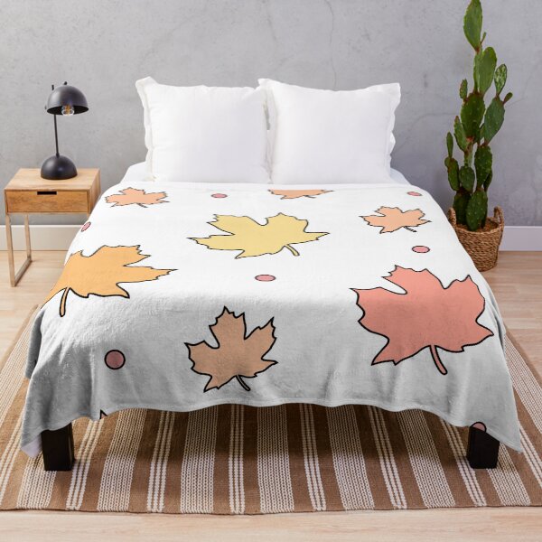 Item preview, Colorful maple leaves. Shades of pastel orange, pink and yellow. designed and sold by My-fake-places.