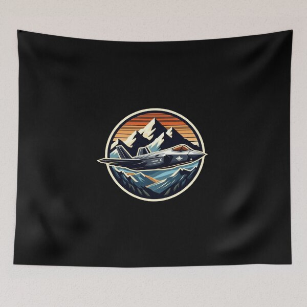 Item preview, F-35 stealth mountain theme designed and sold by BeztProductz.