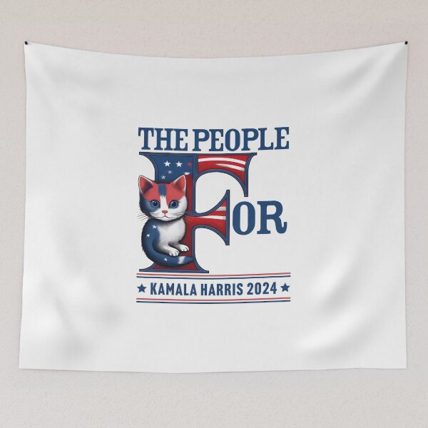 Item preview, The People For Kamala Harris Cat Lady 2024 T-shirt For Cat Ladies And Gents designed and sold by PhotoGros-4U.