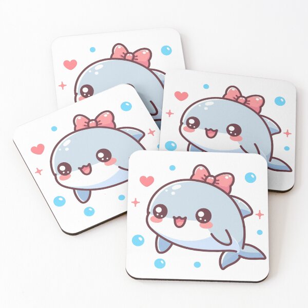Item preview, Joyful Kawaii Dolphin designed and sold by istoriadesign.