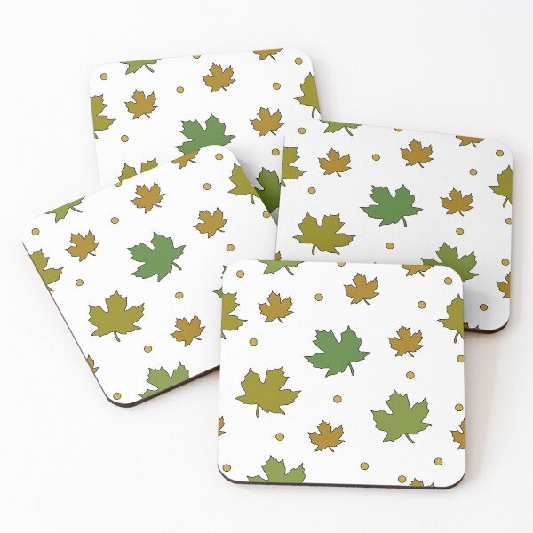 Item preview, Colorful maple leaves. Shades of dark green and brown. designed and sold by My-fake-places.