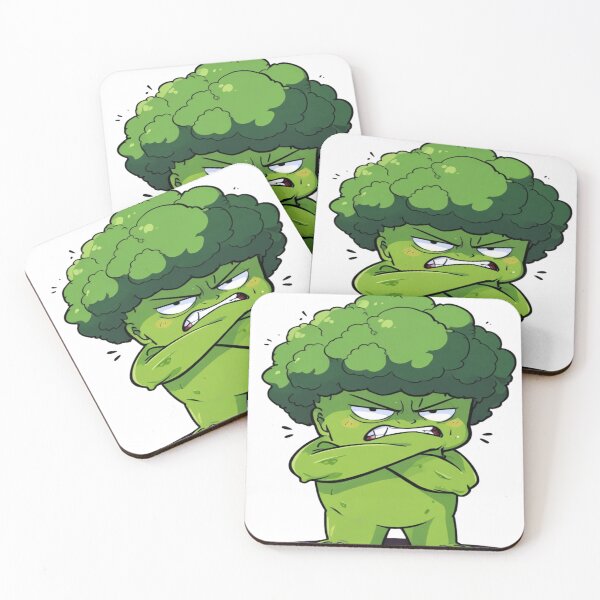 Item preview, Broccoli Gone Bad: Angry vegetables designed and sold by ChibiBites.