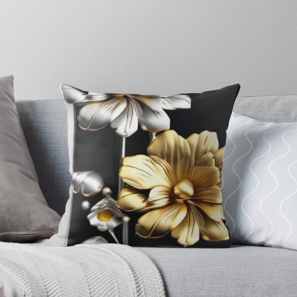 Item preview, Flowers Gold Silver designed and sold by Sidney Graf.