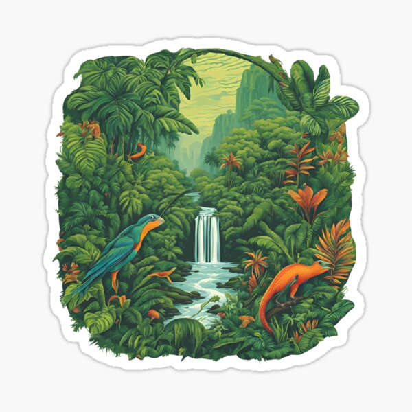 Item preview, Amazon Rainforest designed and sold by katgosnice.