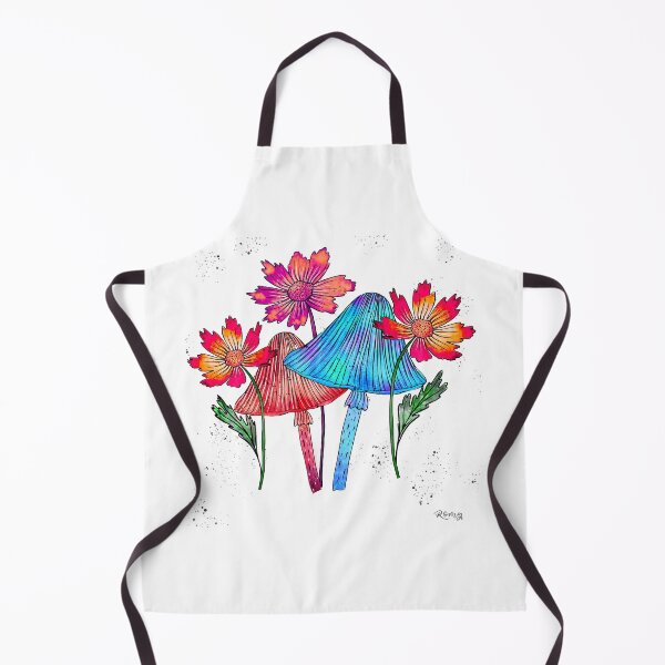 Item preview, Magic Mushrooms design with colourful flowers designed and sold by BeUniqueByRomy.