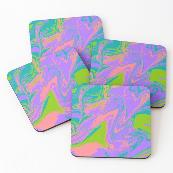 Item preview, Abstract pattern purple green designed and sold by CLEARART7.