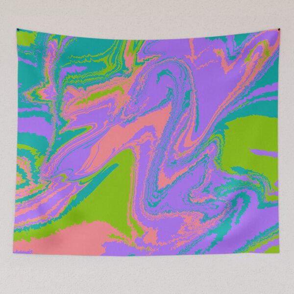 Item preview, Abstract pattern purple green designed and sold by CLEARART7.