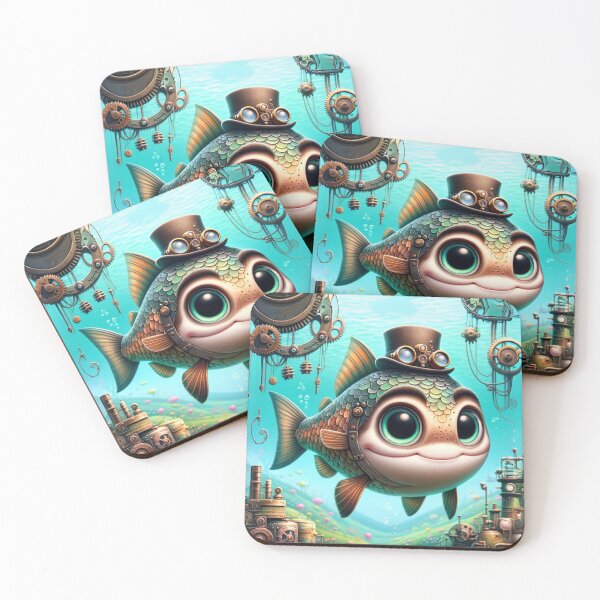 Item preview, Steampunk Atlantic Cod designed and sold by Sillytoe.