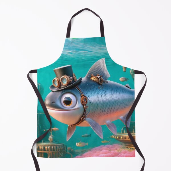 Item preview, Steampunk Atlantic Salmon designed and sold by Sillytoe.
